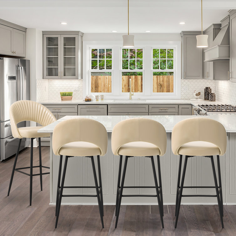 Quilted counter stool sales